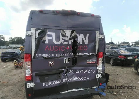 2021 Ram Promaster 2500 High Roof 136 Wb z USA, uszkodzony, nr VIN 3C6LRVCG4ME570659